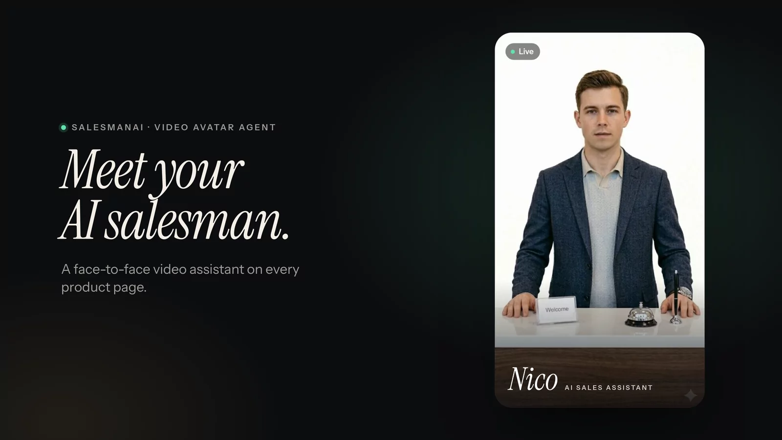 Meet Nico: a lip-synced AI video salesman